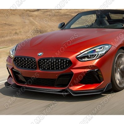 For 19-22 BMW Z4 G29 M-Sport Real Carbon Fiber Front Bumper Lip
