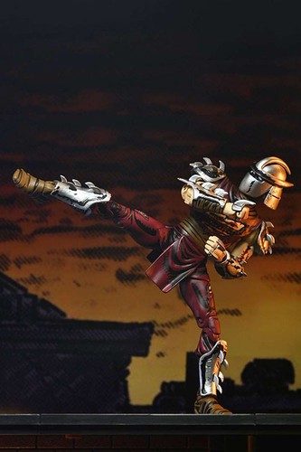 NECA Shredder Battle Damaged Red Mirage Teenage Mutant Ninja Turtles 7" Figure - Picture 12 of 14