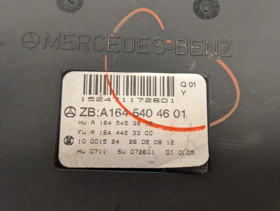 2006-2013 Mercedes GL ML R Class Front SAM Control Module Unit OEM *A1645404601* - Image 4 of 4