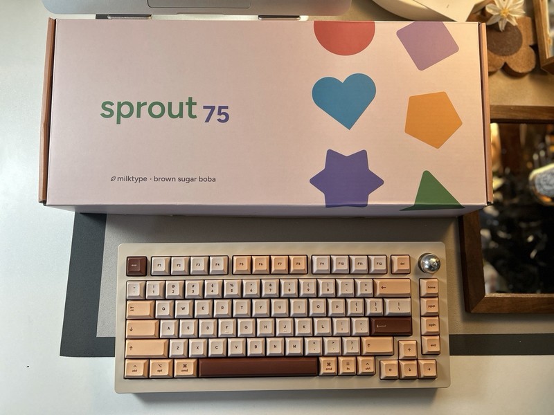 milktype Sprout 75  The Bubble Tea Mechanical Keyboard