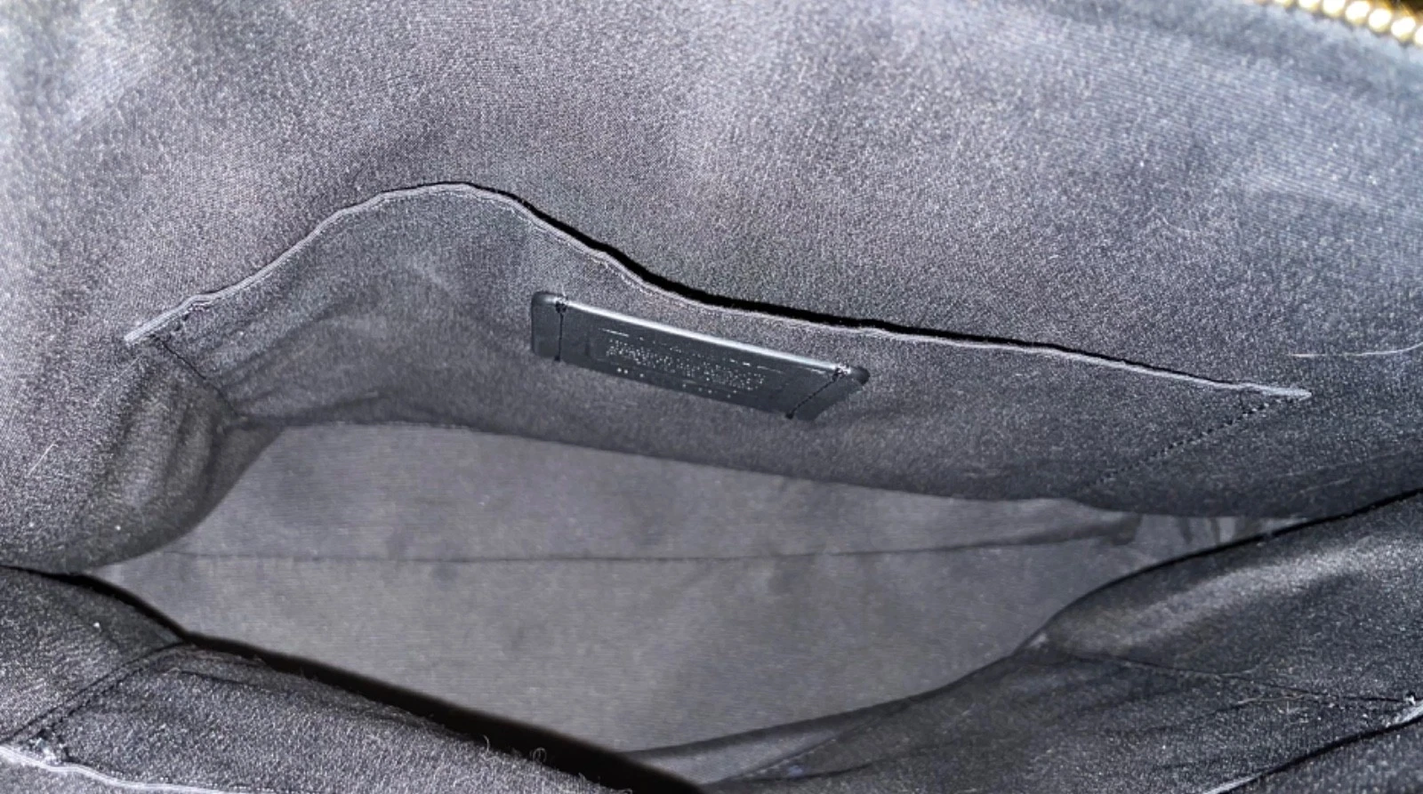 Borsa Coach Outline Signature con zip grande IMBlack