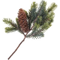 Dpi Tannen Zweig Mit Zapfen, LäNge 24 Cm, Ideal FüR Weihnachtsdekoration,