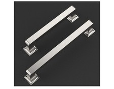 9BUILD 10 Pack Brushed Satin Nickel Cabinet Handle Pull 5 in Drawer Hardware