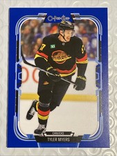 Tyler Myers 2025-26 OPC O-Pee-Chee Hockey Blue Border Parallel #65