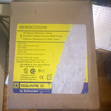 Brand new Square D 8536SCO3V06 AC Magnetic NEMA Size 1 Starter, 480V Input