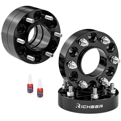 Richeer 1.5'' 6x5.5 Hub Centric Wheel Spacer for Sierra Silverado 1500, 6x139.7m