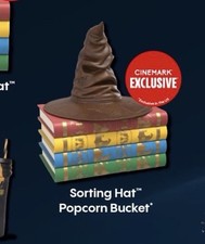 Harry Potter 25th Anniversary House Book Sorting Hat Popcorn Bucket PRESALE 8/27