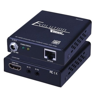 Vanco Evolution Ultra-Slim 4K Black HDMI Extender - EV4K2006