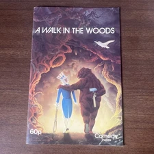 Signed Alec Guinness Edward Herrmann Theatre  A Walk In The Woods Autograph Sign