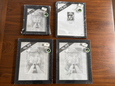 Set of 4 Black Wall Picture Frames for Home Decor 11