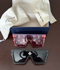 2 New Louis Vuitton Shade LV Pink  Cyclone Black Silver Gold Sunglasses Case