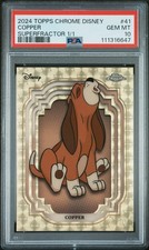 Marketplace image: 2024 Topps Chrome Disney Copper Superfractor 1/1 PSA 10
