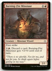 Burning-Fist Minotaur - Hour of Devastation 85/199 Uncommon
