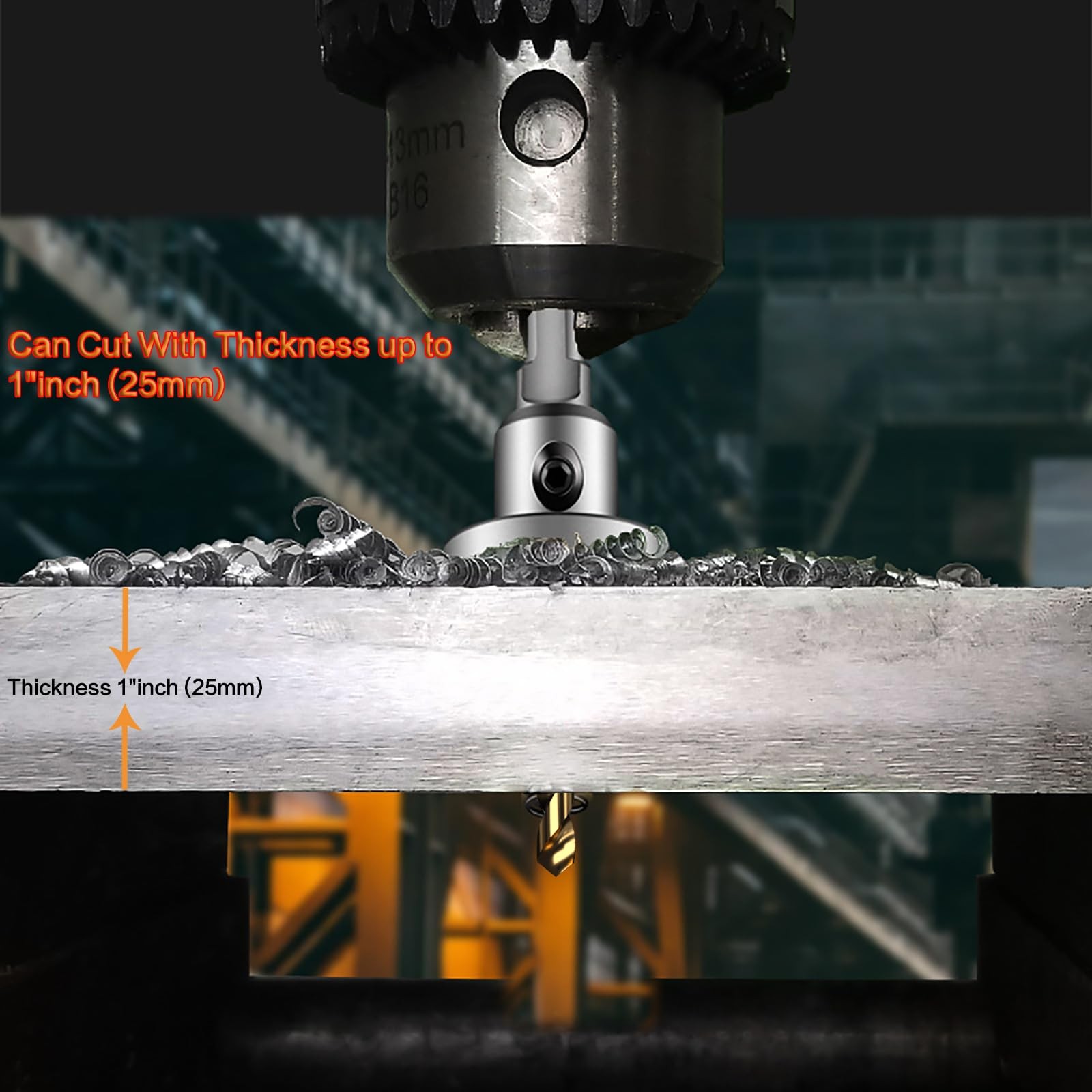 TCT Hole Saws Tungsten Carbide Tipped 16mm 5/8in 2 Pcs Metal Plastic