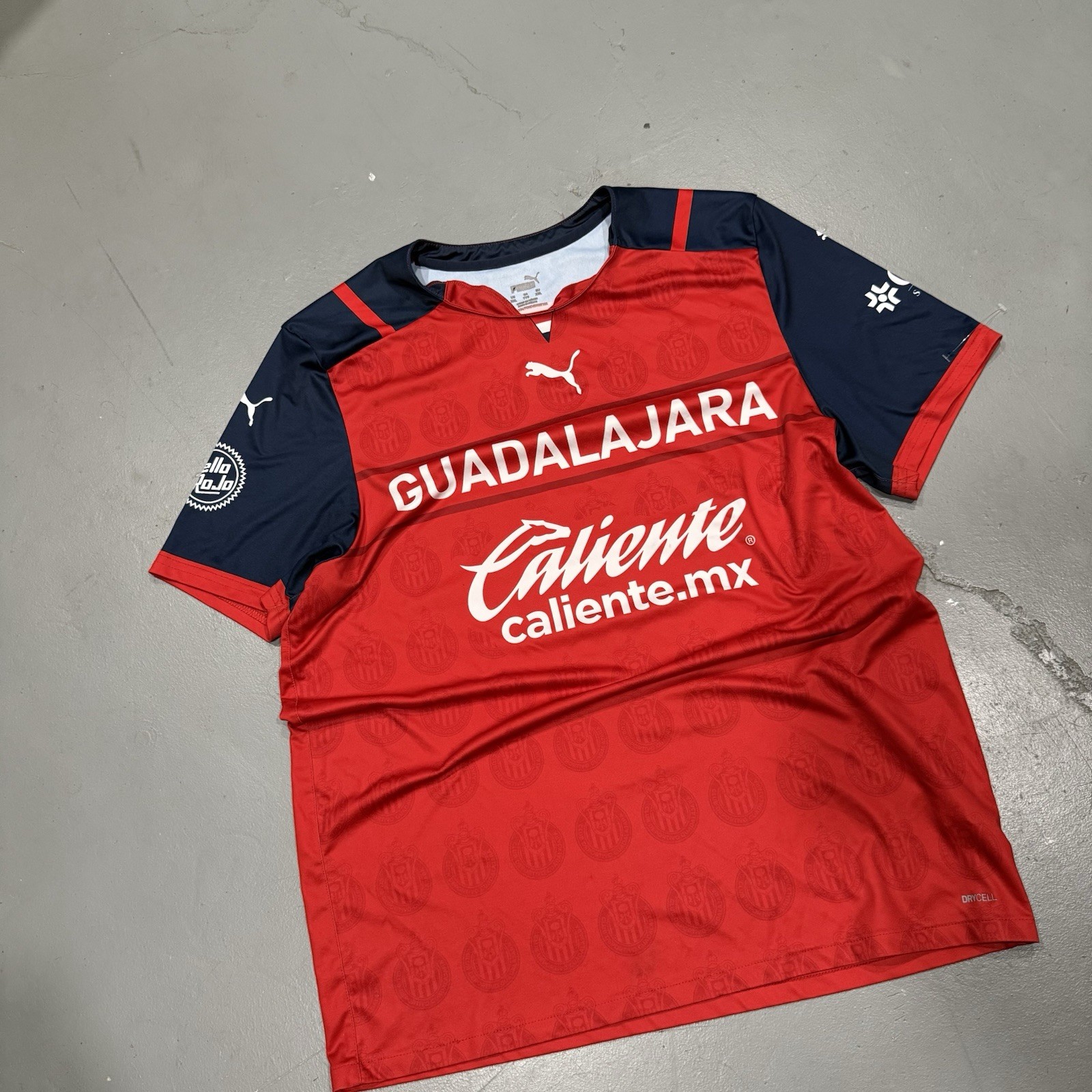 Puma Chivas Guadalajara 2022 Alternate Authentic Soccer Football Jersey XXL