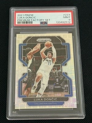 2021-22 Panini Prizm Luka Dončić Pandora Prizm 068/150 PSA 9