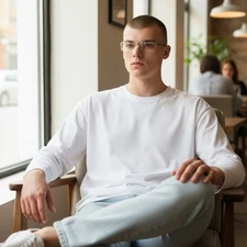 Silhouette 7640 52[]19 140 Black Rimless Eyeglasses / Frames Y10