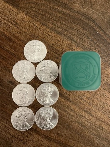 2013 Walking Liberty 1 oz. Fine Silver One Dollar **LOT OF 7 COINS** w/OGP