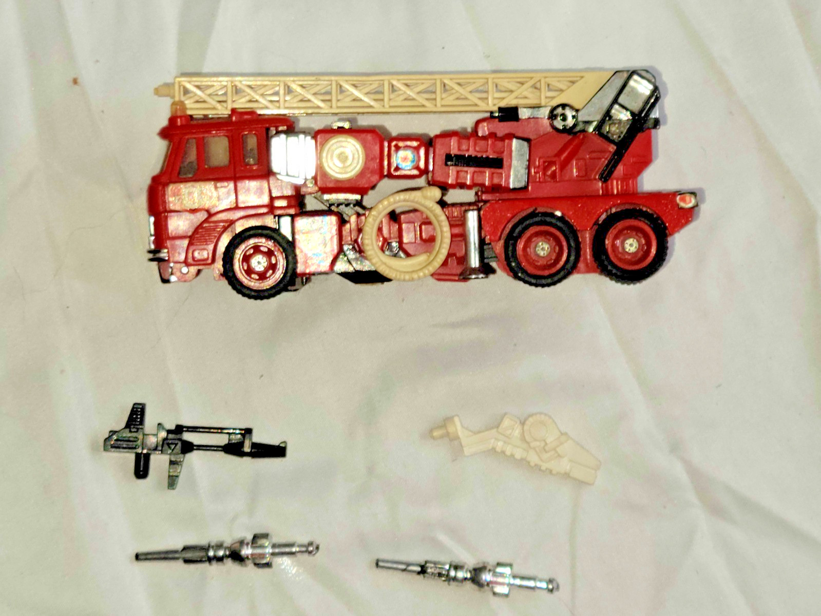 Vintage Transformers G1 Inferno - 1985 Autobot Fire Truck - Takara Hasbro