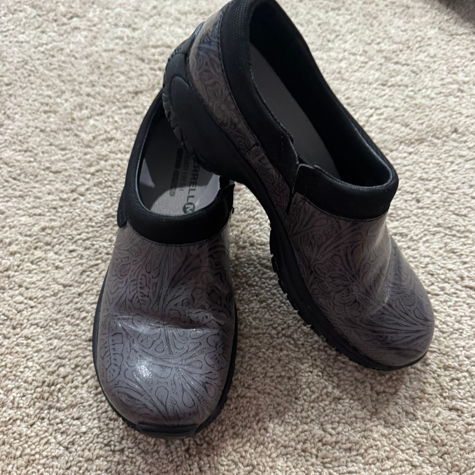 Scarpe da lavoro Merrell donna Encore Moc Pro Lab Sure Grip slip on donna taglia 6