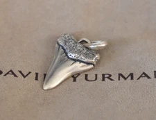 David Yurman Men's 925 Sterling Silver Shark Tooth Amulet Pendant