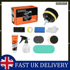 26pcs Car Headlight Lens Restoration Repair Kit Full kit W / Gloves 26PCS  UK