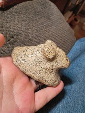 Authentic Ohio Granite Popeyed Bust Birdstone Indian Arrowhead Artifact