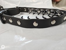 Leather Studded Martingale Training Collar Large Dogs