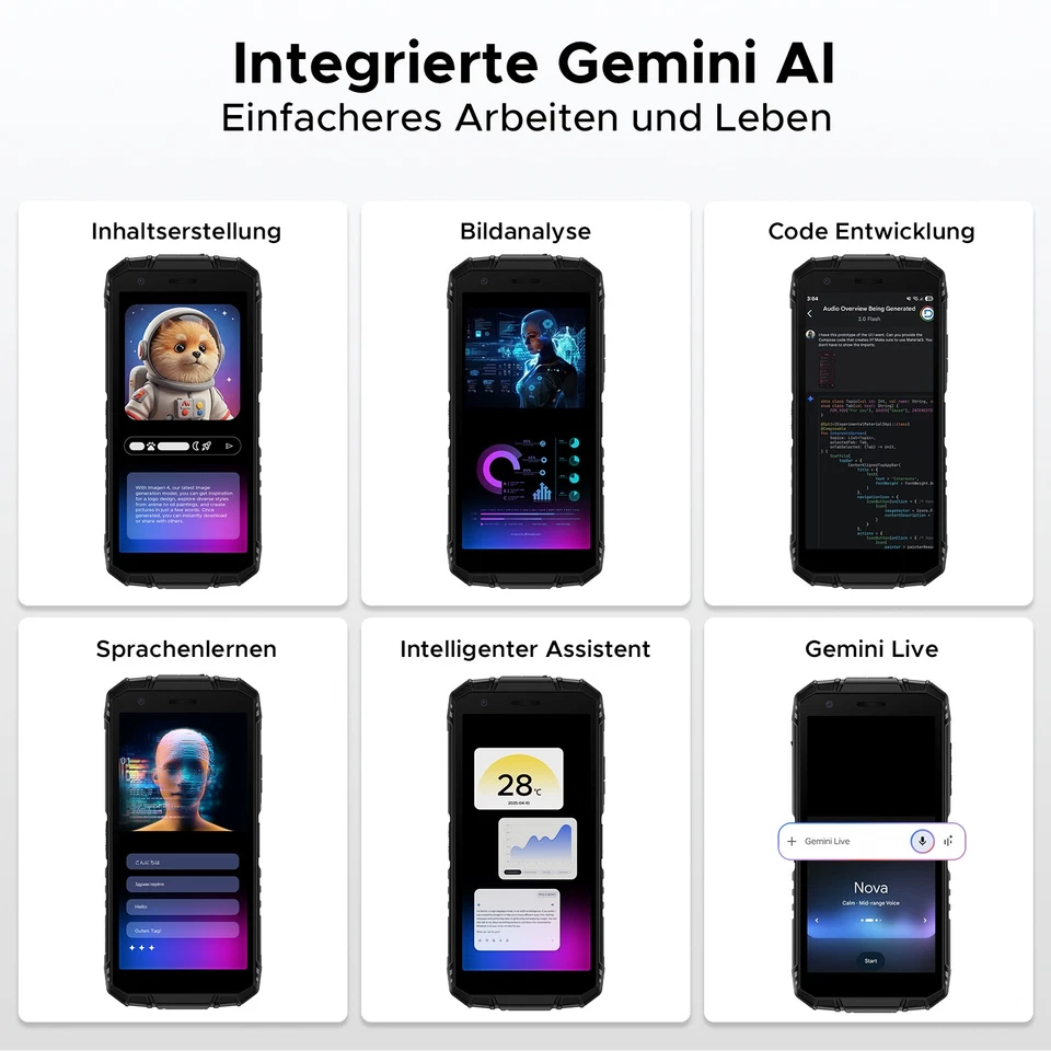 DOOGEE Fire 3 Ultra Outdoor Smartphone Android 15 24GB+256GB 5,5" Handy 8350mAh - Bild 4 von 4