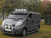 DachträGer A + Jumbos + Leds FüR Citroen Jumpy 2007 - 2016 Van Front Edelstahl