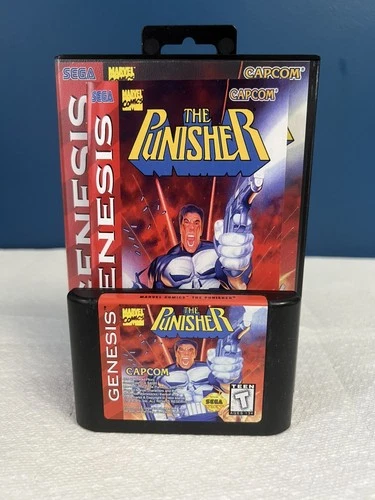Punisher (Sega Genesis, 1994) Authentic Cart CIB