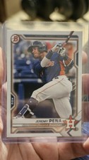 2021 Bowman Prospects Paper Baseball #BP-11 Jeremy Pena Houston Astros