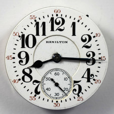 Vintage Hamilton Grade 992 16s 21J RR Pocket Watch Movement lot.v2