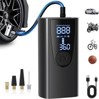 Elektrische Luftpumpe Akku 6000Mah 150PSI Kabellos Mit Digitaldruckanzeige Led