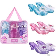 EXPRESSIONS 3Pack Princess Shoes Set Closed Toe Glitter