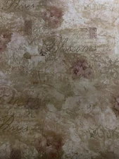Wallpaper Rolls (Set of 3 x 56.37 sq ft) Rose Pattern - Pre Pasted