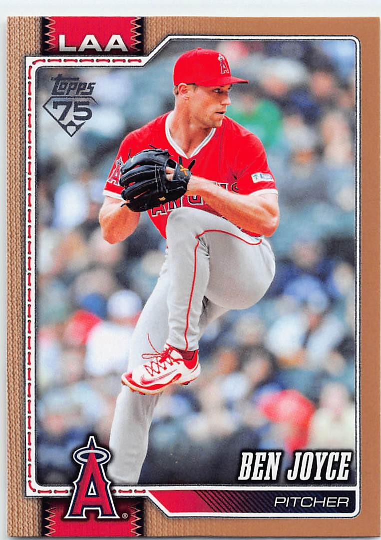 Ben Joyce 2026 Topps #360 Gold Los Angeles Angels