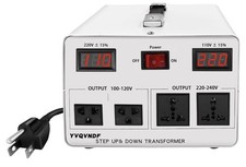 Voltage Converter Transformer 2000W Step Up Step Down Portable 100V  220V 240V
