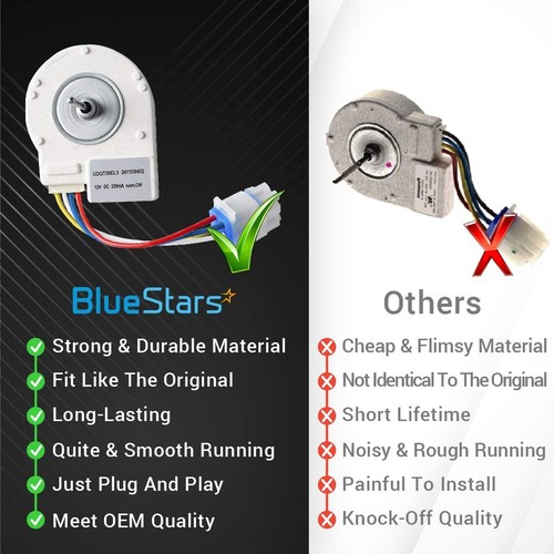 241509402 Refrigerator Evaporator Fan Motor - Compatible with Frigidaire Elec... - 第 2/7 張圖片