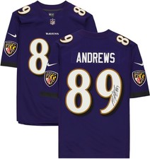 Mark Andrews Baltimore Ravens Signed Nike Purple Limited Jersey