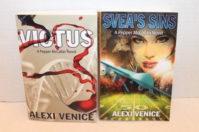 Lot of 2 ALEXI VENICE Victus & Svea's Sins PEPPER MCCALLAN Both are SIGNED