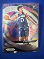 2024-25 Panini Prizm - Instant Impact Yves Missi #6 Silver Prizm (RC)