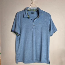 William Murray Golf Polo Shirt – Men's Large – Blue – Performance Short Sleeve