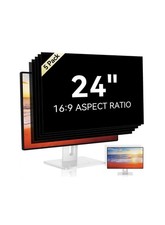 5 Pack - 24 Inch Computer Privacy Screen Filter for 16:9 Widescreen Monitor