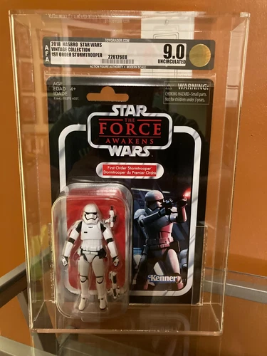 STAR WARS VINTAGE COLLECTION FIRST ORDER STORMTROOPER VC118 AFA 9.0 UNCIRCULATED