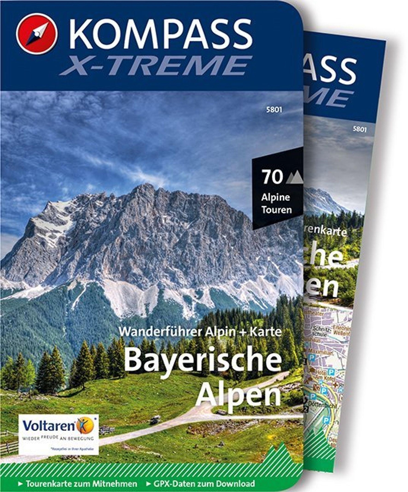 Thumbnail - Kompass X-treme Wanderführer Bayerische Alpen, 70 Alpine Touren |