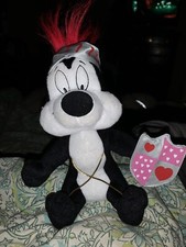 Pepe Le Pew Plush Stuffed Animal Applause Looney Tunes Plush Toy 10"