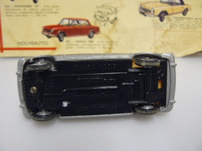 Dinky Toys Ancienne Ref 1407 - SIMCA 1100 (CIJ, JRD, SOLIDO, Joustra