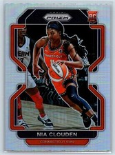 Nia Clouden 2022 Panini Prizm WNBA Silver RC Connecticut Sun #192