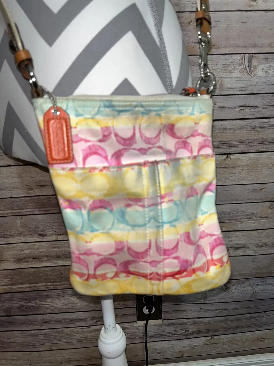 Coach multicolor online purse